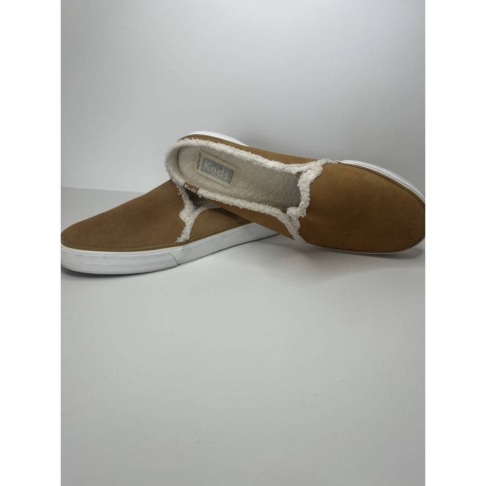 Keds Women's Shoes Brown Suede Double Decker Mules Sneakers Size 8.5